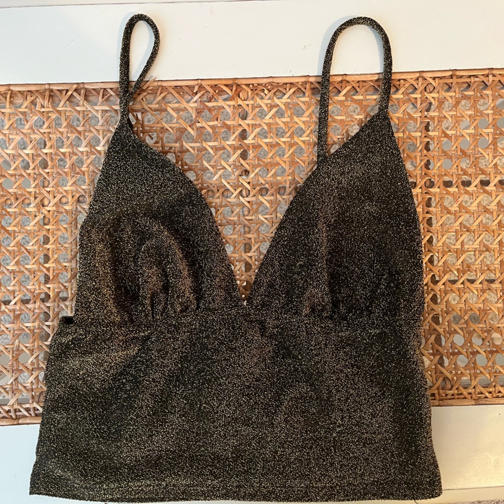 Urban Outfitters Glitter Crop top